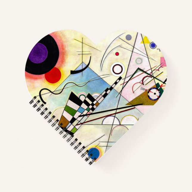 Kandinsky-Zusammensetzung 8 Notizbuch (Vorderseite)