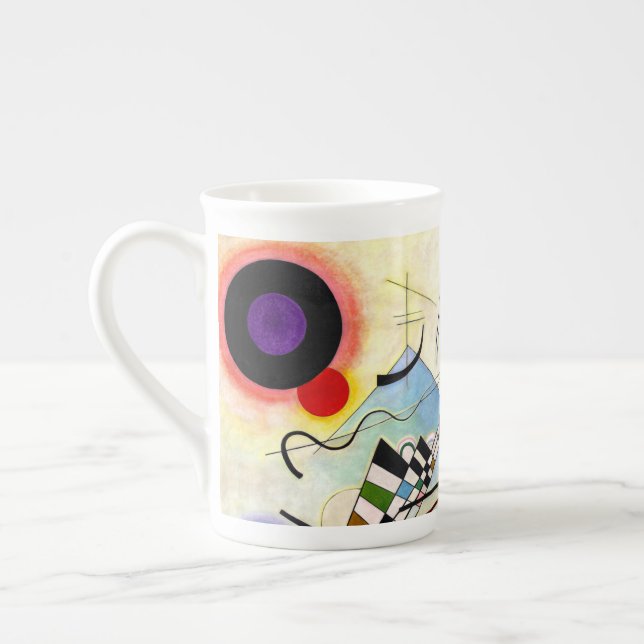 Kandinsky-Zusammensetzung 8 Prozellantasse (Links)