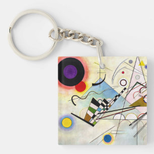 Kandinsky-Zusammensetzung 8 Schlüsselanhänger