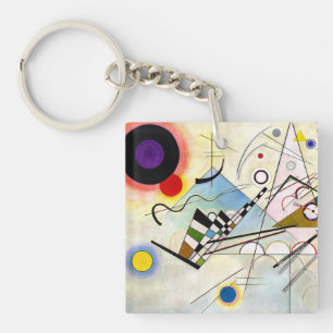 Kandinsky-Zusammensetzung 8 Schlüsselanhänger