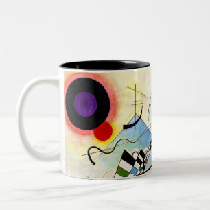Kandinsky-Zusammensetzung 8 Zweifarbige Tasse