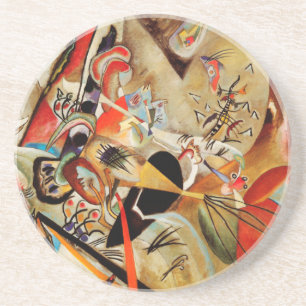 Kandinsky-Zusammensetzung Abstrakt Getränkeuntersetzer