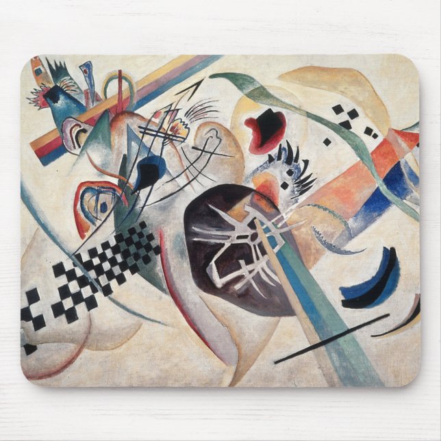 Kandinsky-Zusammensetzung Abstrakt Mousepad (Vorne)