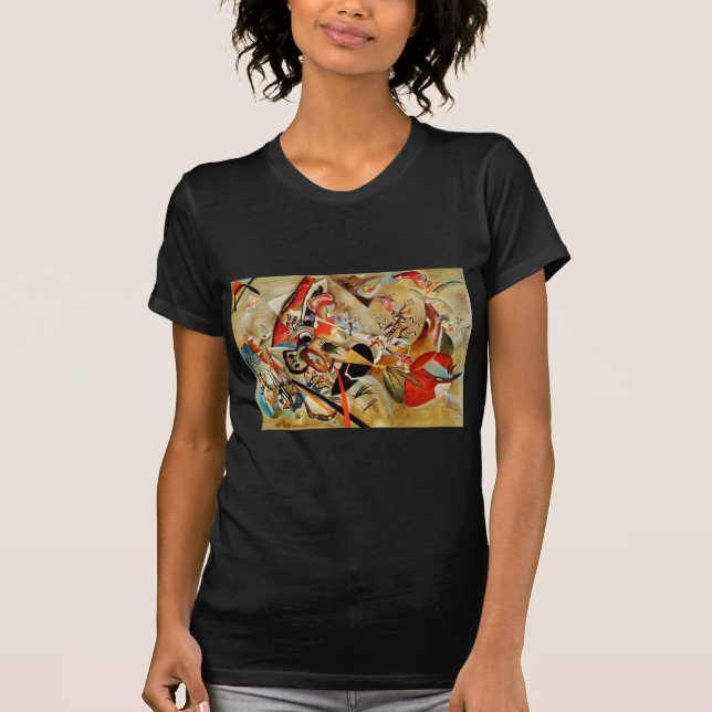 Kandinsky-Zusammensetzung Abstrakt T-Shirt (Vorderseite)