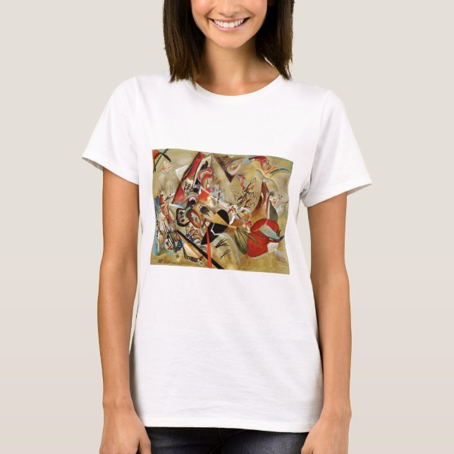 Kandinsky-Zusammensetzung Abstrakt T-Shirt (Vorderseite)