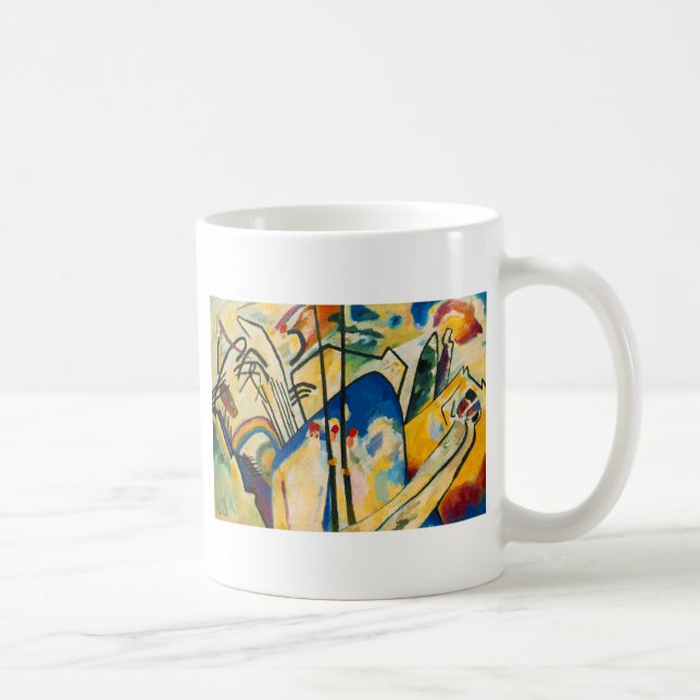Kandinsky-Zusammensetzung IV Kaffeetasse (Rechts)