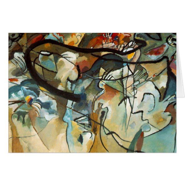 Kandinsky Zusammensetzung V Abstract Painting (Vorderseite (Horizontal))