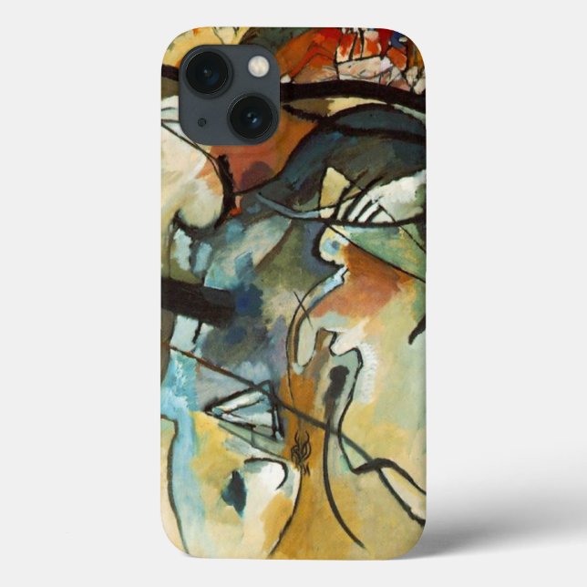 Kandinsky Zusammensetzung V Abstract Painting Case-Mate iPhone Hülle (Rückseite)