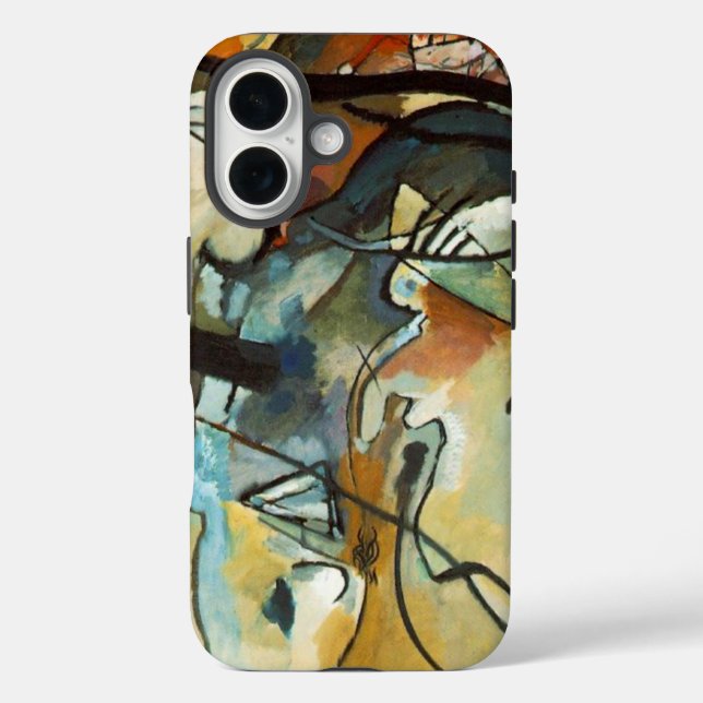 Kandinsky Zusammensetzung V Abstract Painting Case-Mate iPhone Hülle (Rückseite)