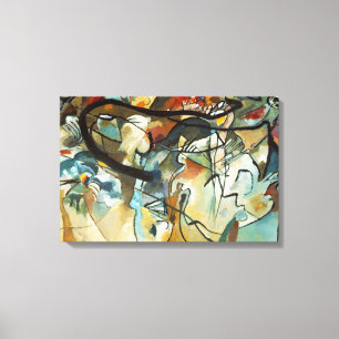 Kandinsky Zusammensetzung V Abstract Painting Leinwanddruck