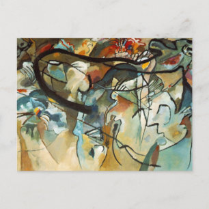 Kandinsky Zusammensetzung V Abstract Painting Postkarte