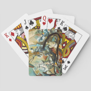 Kandinsky Zusammensetzung V Abstract Painting Spielkarten