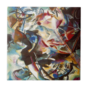 Kandinsky Zusammensetzung VI Abstrakte Malerei Fliese