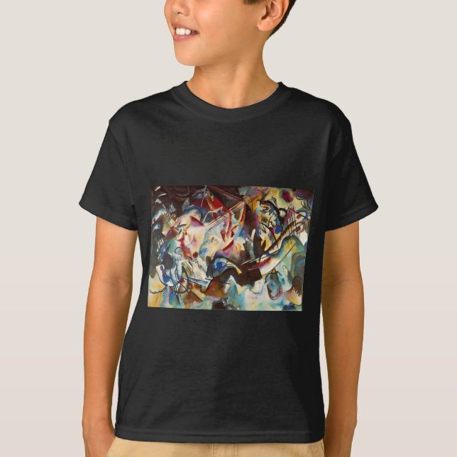 Kandinsky Zusammensetzung VI Abstrakte Malerei T-Shirt (Vorderseite)