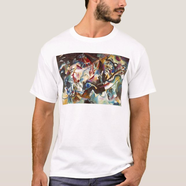 Kandinsky Zusammensetzung VI Abstrakte Malerei T-Shirt (Vorderseite)