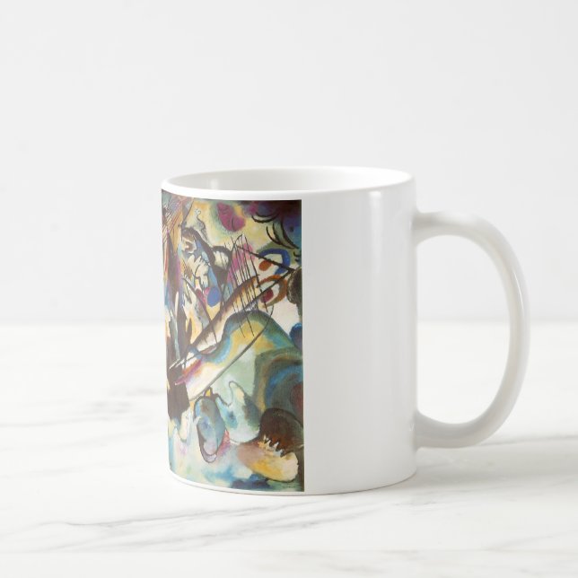 Kandinsky Zusammensetzung VI Abstrakte Malerei Tasse (Rechts)