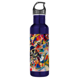 Kandinsky Zusammensetzung VII Abstrakte Malerei Edelstahlflasche