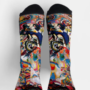 Kandinsky Zusammensetzung VII Abstrakte Malerei Socken