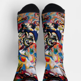 Kandinsky Zusammensetzung VII Abstrakte Malerei Socken