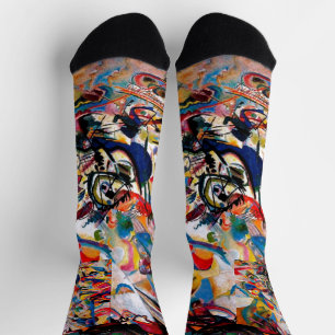Kandinsky Zusammensetzung VII Abstrakte Malerei Socken