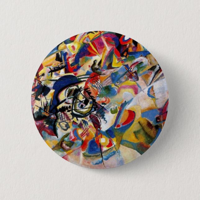 Kandinsky-Zusammensetzung VII Button (Vorderseite)