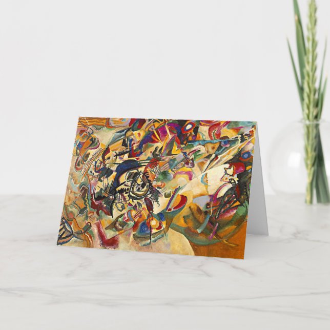 Kandinsky - Zusammensetzung VII Karte (Vorderseite)