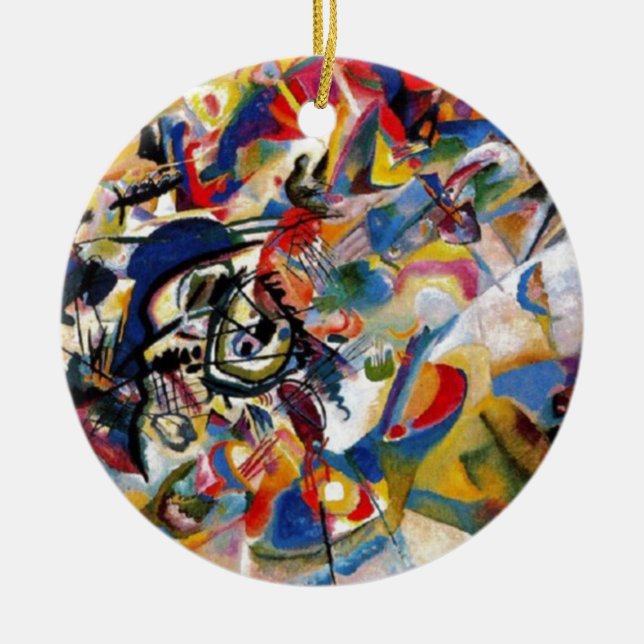 Kandinsky-Zusammensetzung VII Keramik Ornament (Vorne)