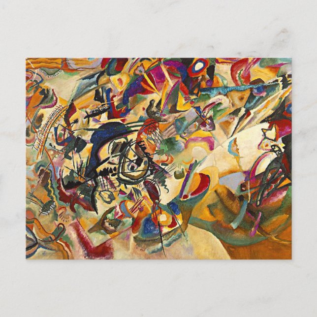 Kandinsky - Zusammensetzung VII Postkarte (Vorderseite)