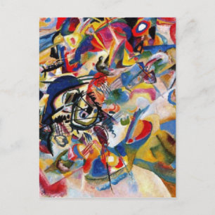 Kandinsky-Zusammensetzung VII Postkarte