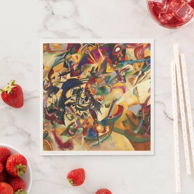 Kandinsky - Zusammensetzung VII Serviette (Beispiel)