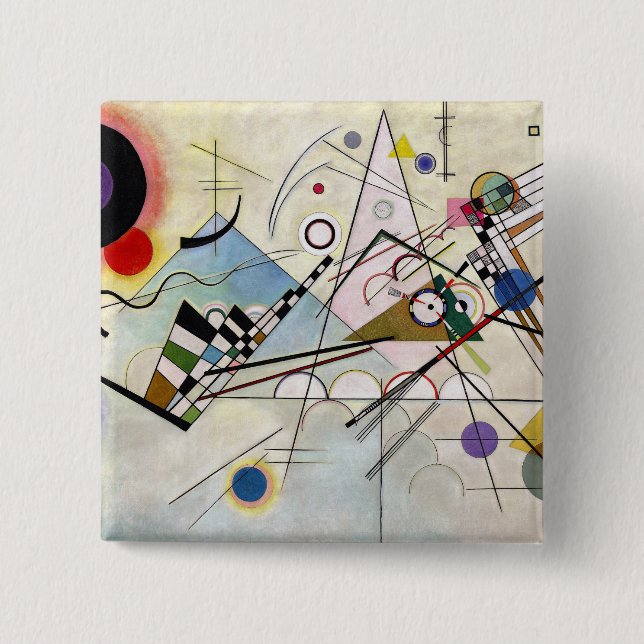 KANDINSKY - Zusammensetzung VIII 1923 Button (Vorderseite)