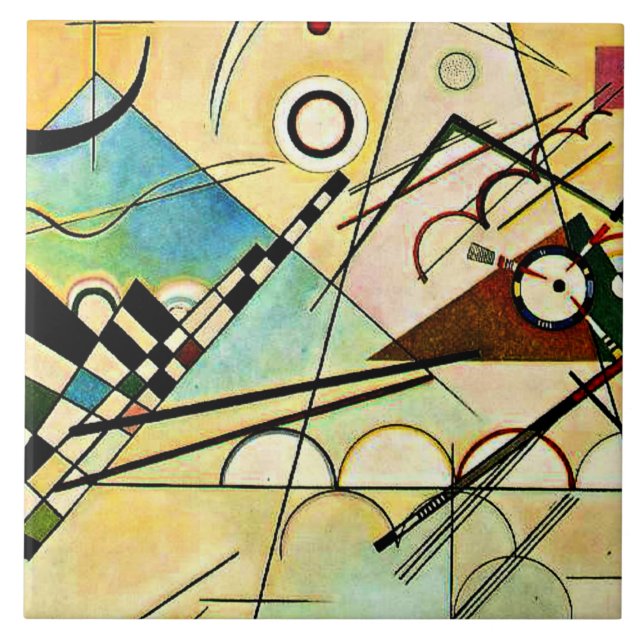 Kandinsky - Zusammensetzung VIII Fliese (Vorderseite)