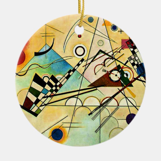Kandinsky - Zusammensetzung VIII Keramik Ornament (Vorne)