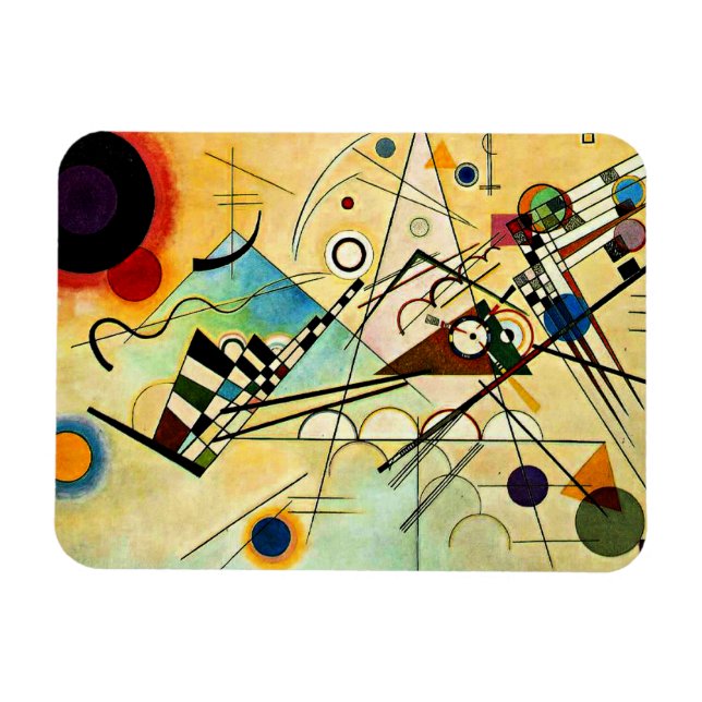 Kandinsky - Zusammensetzung VIII Magnet (Horizontal)