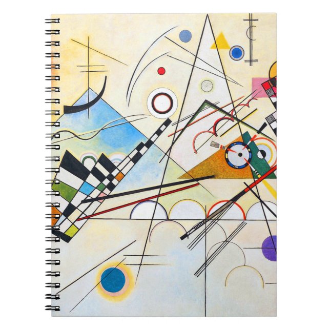 Kandinsky Zusammensetzung VIII Notizblock (Vorderseite)
