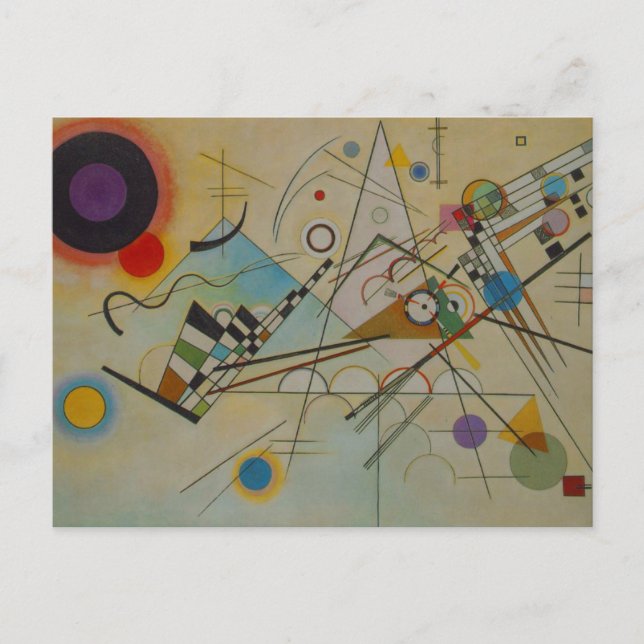 Kandinsky Zusammensetzung VIII Ölgemälde Postkarte (Vorderseite)