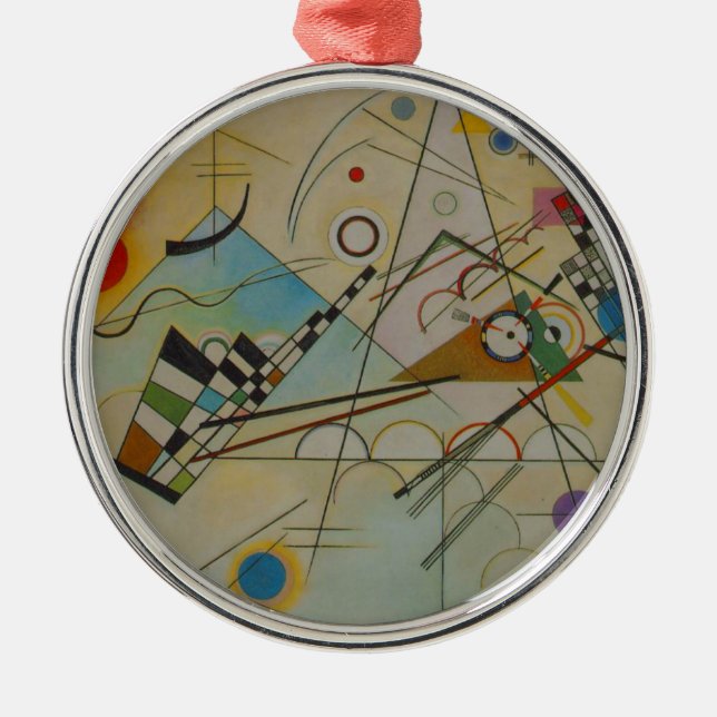 Kandinsky-Zusammensetzung VIII Silbernes Ornament (Vorne)