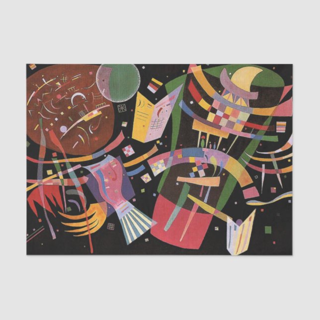 Kandinsky - Zusammensetzung X Seidenpapier (Vorderseite)
