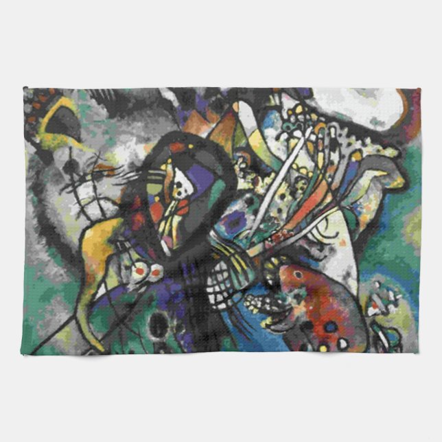 Kandinsky - zwei Ovalen Handtuch (Horizontal)