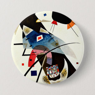 Kandinsky - Zwei schwarze Flecken Button