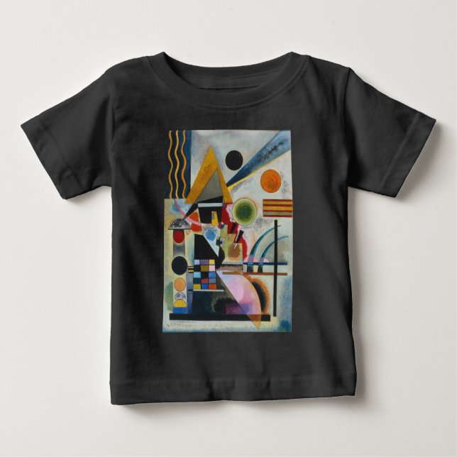 Kandinskys Abstraktes Gemälde-Swinging Baby T-shirt (Vorderseite)