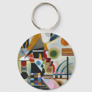 Kandinskys Abstraktes Gemälde-Swinging Schlüsselanhänger
