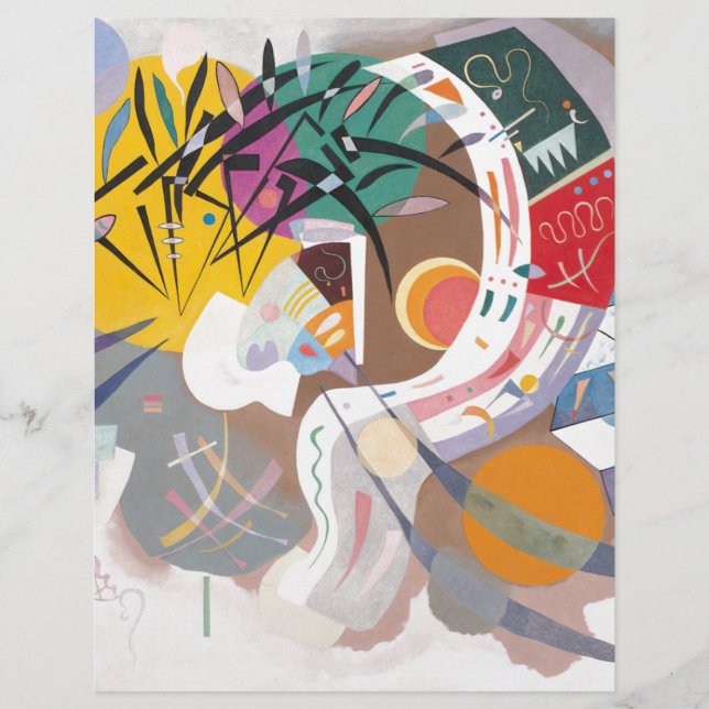 Kandinsky's Dominant Curve Abstrakt (Vorderseite)