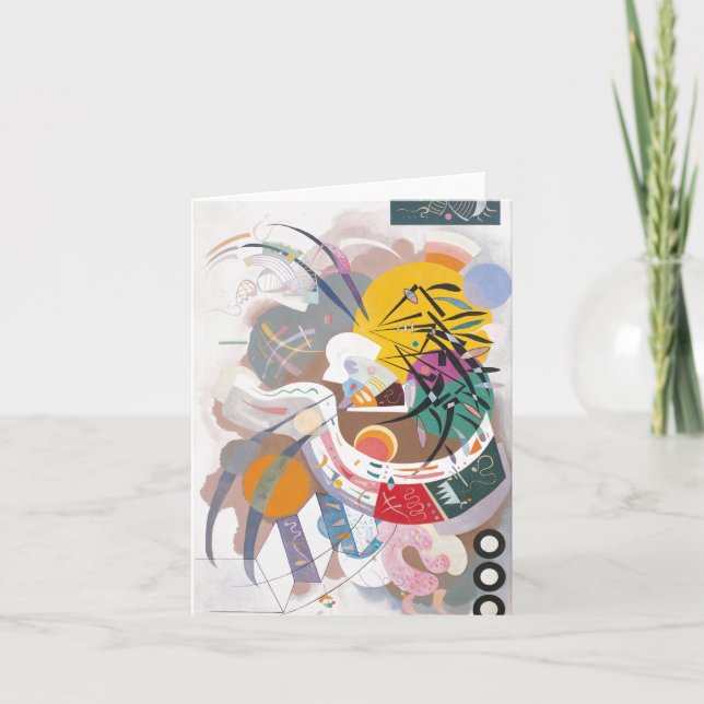 Kandinsky's Dominant Curve Abstrakt Art Malerei (Vorderseite)