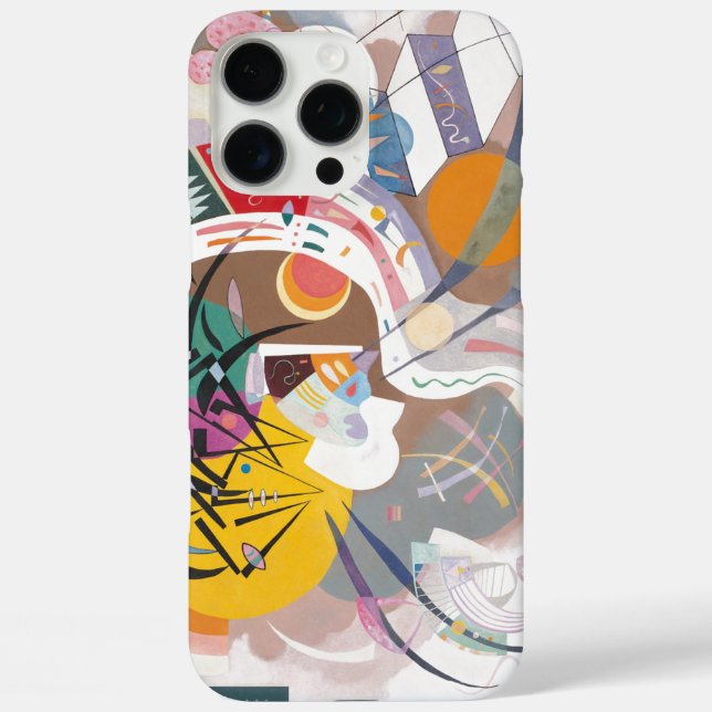 Kandinsky's Dominant Curve Abstrakt Art Malerei Case-Mate iPhone Hülle (Rückseite)