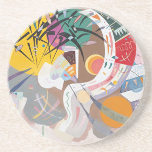 Kandinsky's Dominant Curve Abstrakt Getränkeuntersetzer