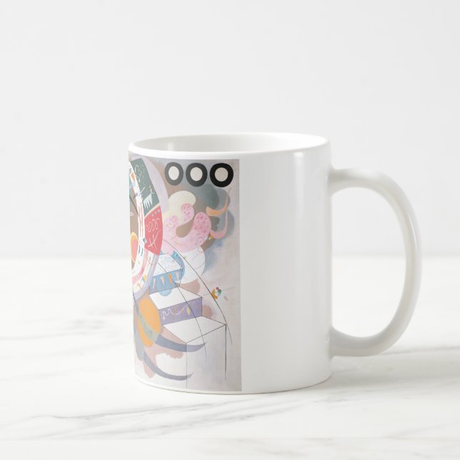 Kandinsky's Dominant Curve Abstrakt Kaffeetasse (Rechts)