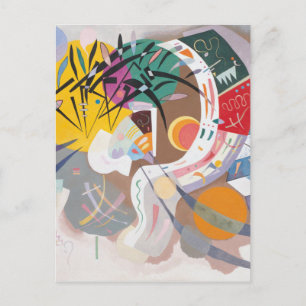 Kandinsky's Dominant Curve Abstrakt Postkarte