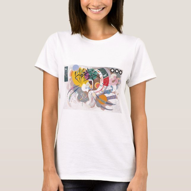 Kandinsky's Dominant Curve Abstrakt T-Shirt (Vorderseite)