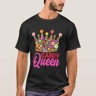 Kandis-Königinnen-Kronenkunst für Frauen Mädchen K T-Shirt